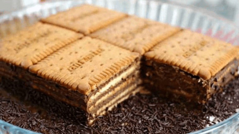 Recette gâteau aux biscuits et chocolat