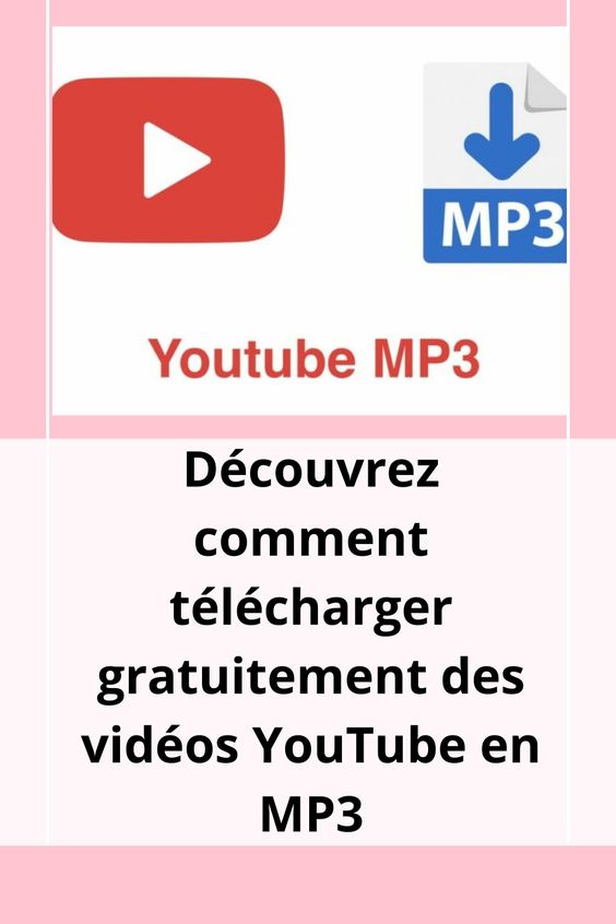 comment télécharger gratuitement des vidéos YouTube en MP3