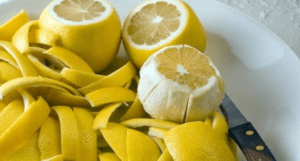 Les zestes de citron