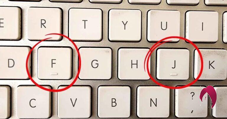 Voici pourquoi les touches F et J de votre clavier sont marquées d’un petit trait