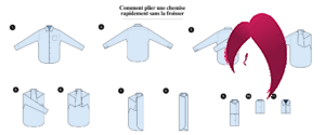 Comment plier une chemise sans la froisser