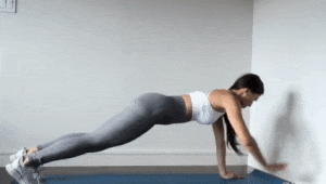 exercices de Pilates au mur