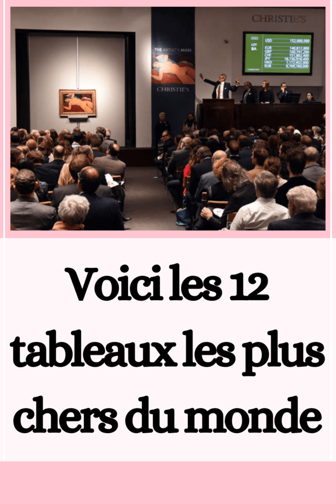 Voici les 12 tableaux les plus chers du monde