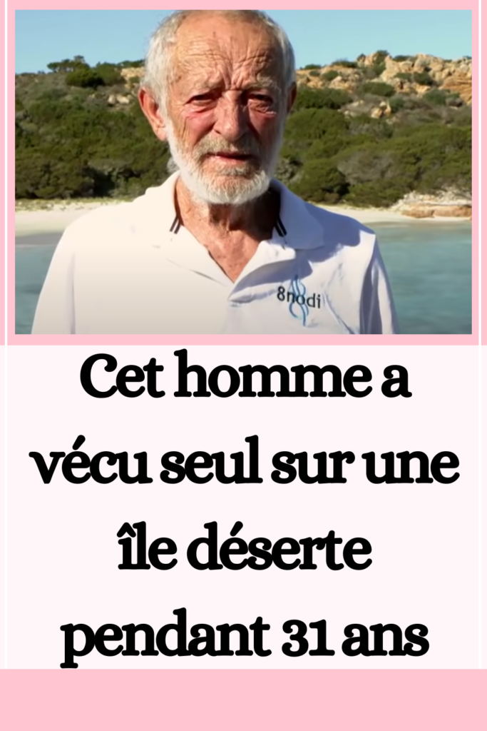 homme seul sur une île 