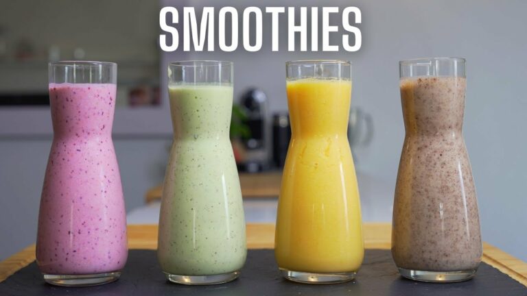 4 recettes de smoothies pour faire le plein de vitamines