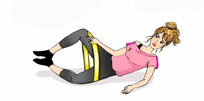 Cuisses, fessiers, dos : 5 Exercices à faire à la maison avec un élastique