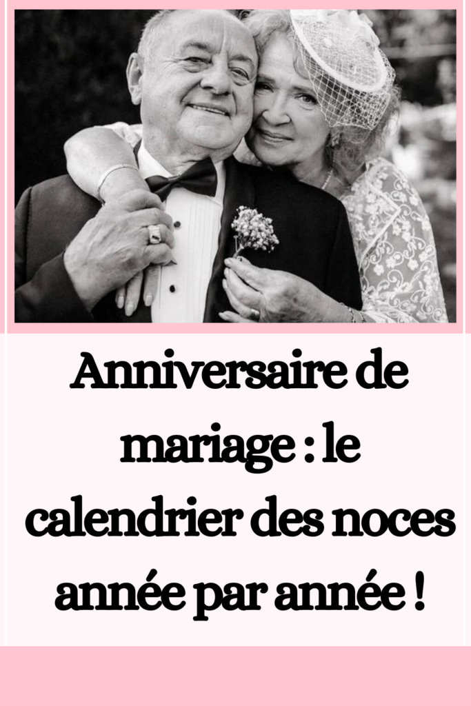 Anniversaire de mariage