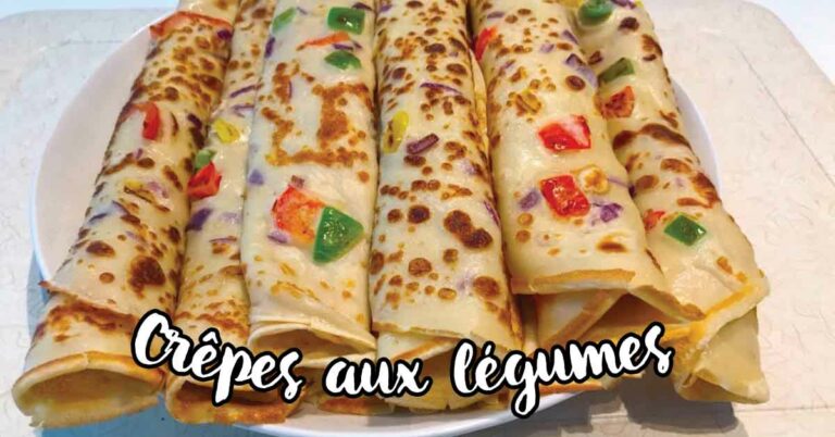 Crêpes aux légumes : la recette facile