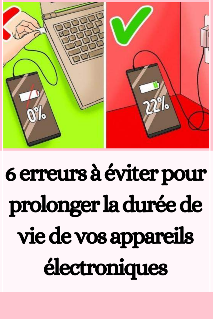 prolonger la durée de vie de vos appareils électroniques. Découvrez l'astuce ici : https://www.comment-economiser.fr/duree-vie-appareils-electroniques.html