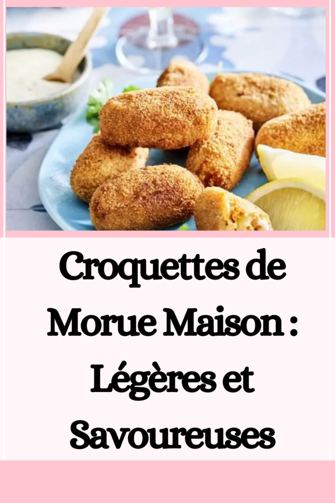 Croquettes de Morue