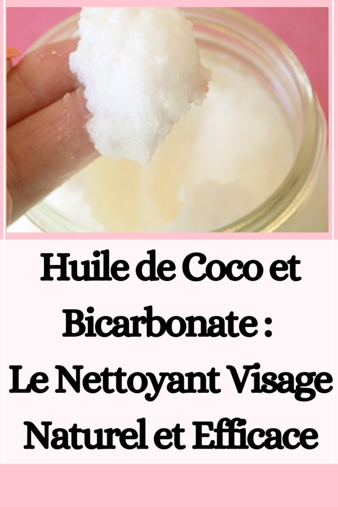 Huile de Coco et Bicarbonate