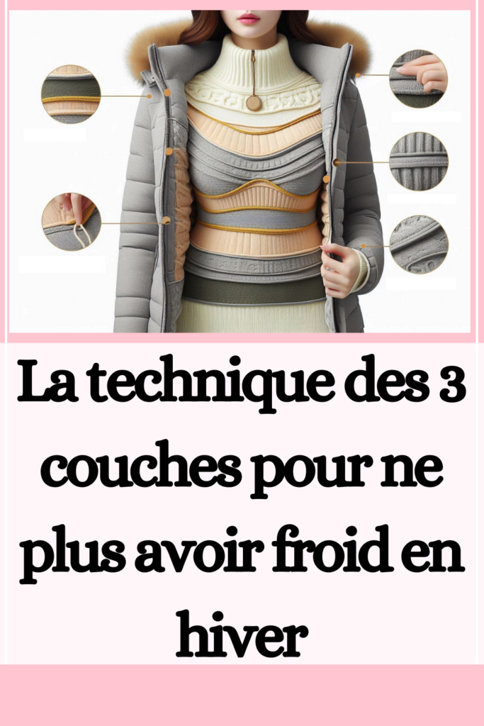 La technique des 3 couches pour ne plus avoir froid en hiver