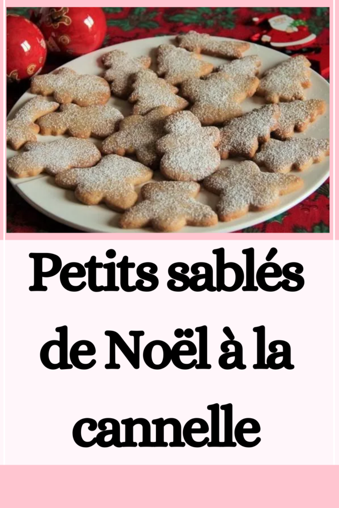 Petits sablés de Noël à la cannellee