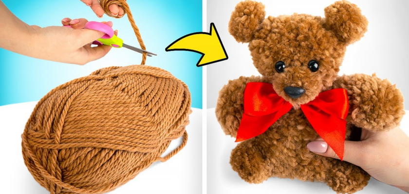 Comment créer un petit ours en peluche sans couture