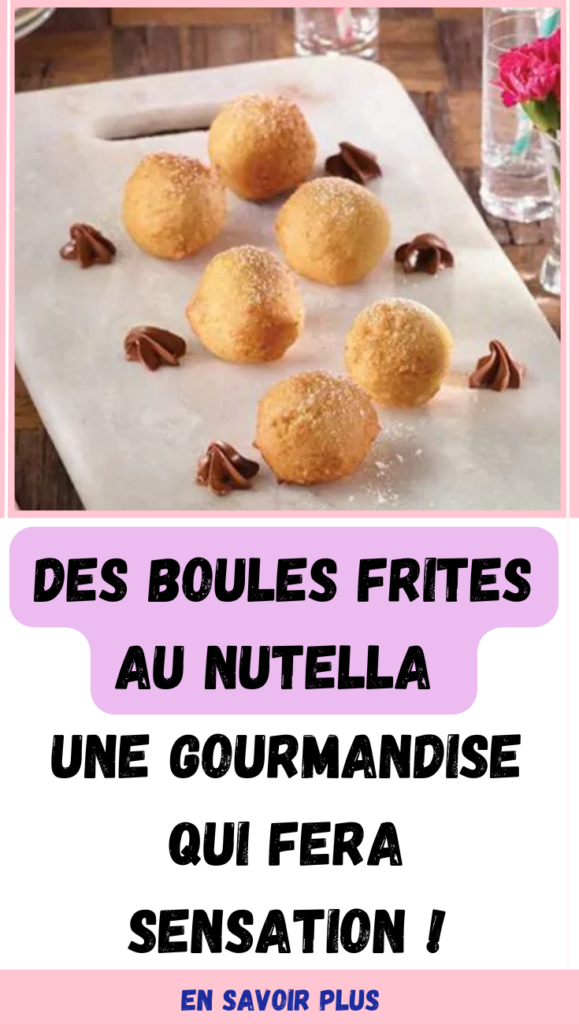 Des boules frites au Nutella