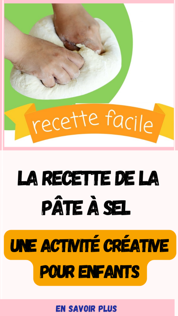 La recette de la pâte à sel