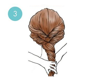 Le chignon torsadé 