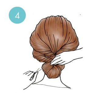 Le chignon torsadé 