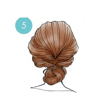 Le chignon torsadé 