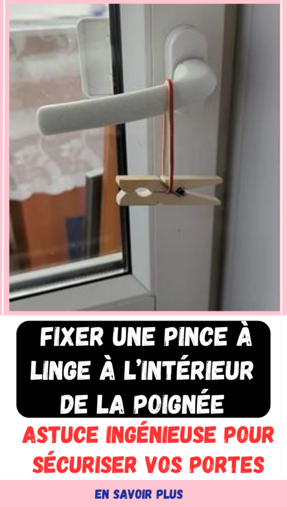 Pince à Linge pour Sécuriser Vos Portes