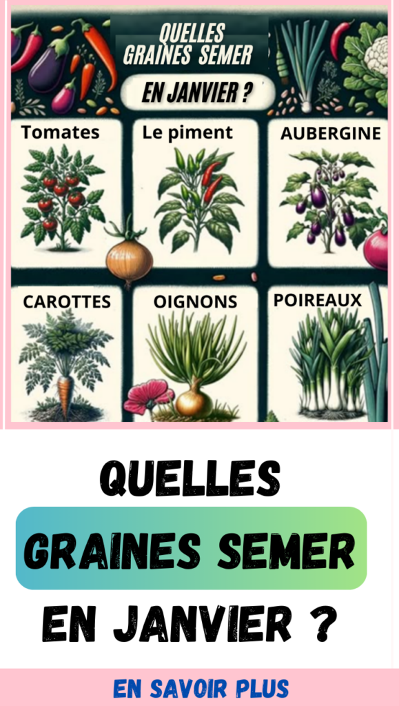 graines semer en janvier