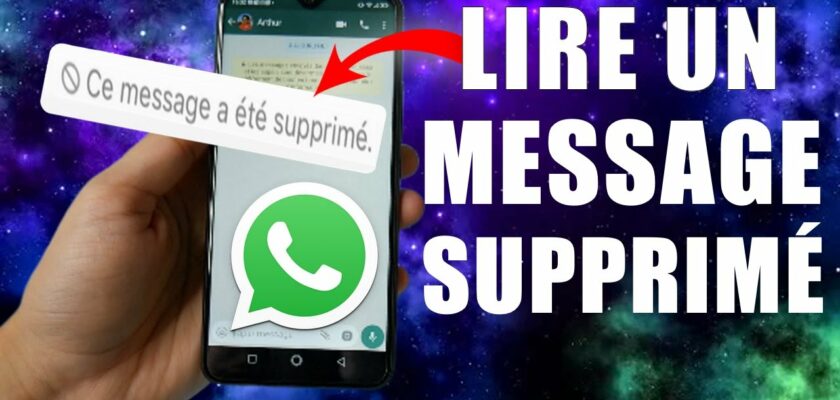 lire un message supprimé par un contact sur WhatsApp