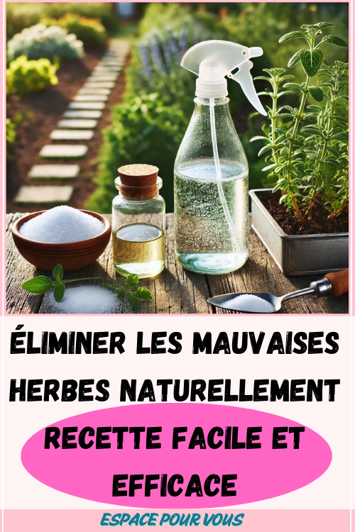 Éliminer les mauvaises herbes naturellement