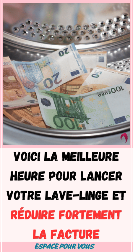 La meilleure heure pour lancer votre lave-linge