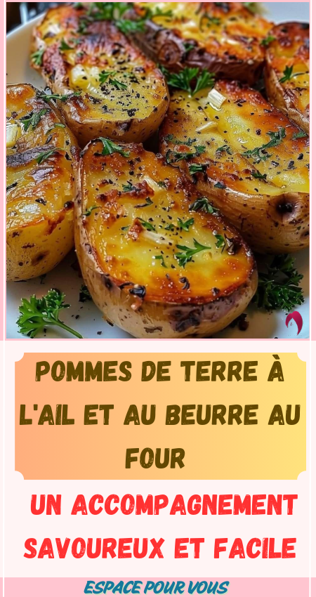 Pommes de Terre à l'Ail et au Beurre au Four
